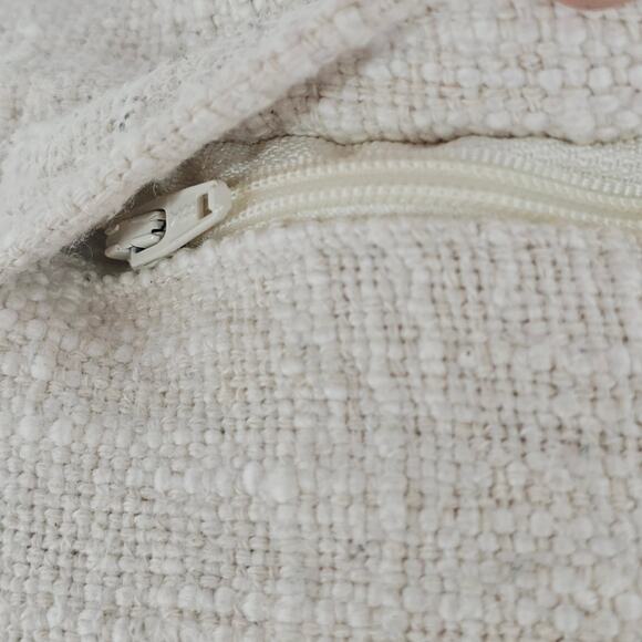 Bloomingville Boho Bohemian Cotton Lumbar Pillow Embroidery Fringe Multicolor - Picture 4 of 7